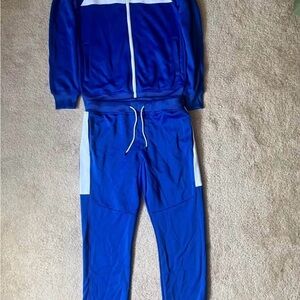 Original Use Blue and White Athletic Set